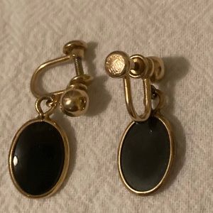 Vintage Van Dell Onyx 1/20 12kgf earrings